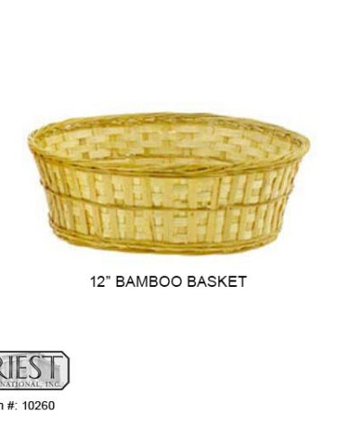 10260 (12"X4" RND BAMBOO BASKET)