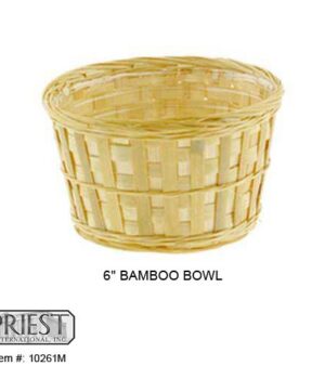 10261M (6" RND BAMBOO DISHGARDEN)