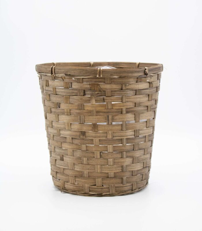 10288 (8" RND BROWN STAINED)