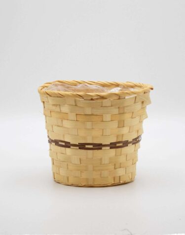 10816P (6" AZALEA FERN BAMBOO POT BSKT)