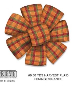 HARVEST PLAID ORANGE/ORANGE