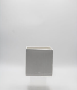 CER-66-S WHITE (6"X 6" CERAMIC CUBE) CASE PK 18