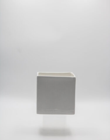 CER-66-S WHITE (6"X 6" CERAMIC CUBE) CASE PK 18