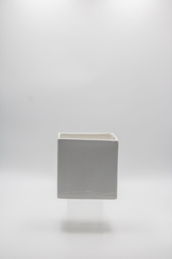 CER-66-S WHITE (6"X 6" CERAMIC CUBE) CASE PK 18