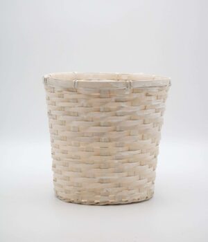 G90PW (8" HONEY WHITE/RATTAN LINING)