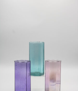 TP-OC8 ASSORTED COLORS (8″ OCTAGON VASE) CASE PK 12