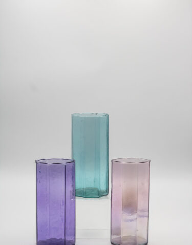 TP-OC8 ASSORTED COLORS (8″ OCTAGON VASE) CASE PK 12