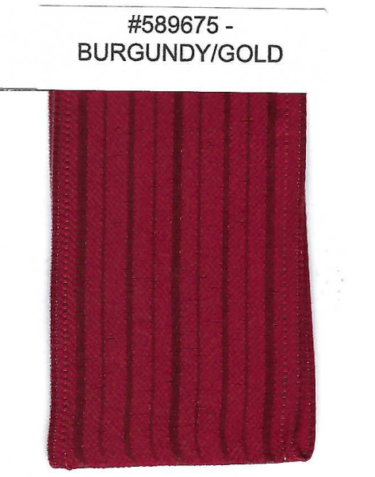 STRIKING BURGUNDY/GOLD