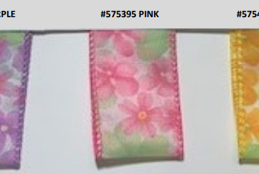 FLORAL PATTERN RIBBON SELECTION