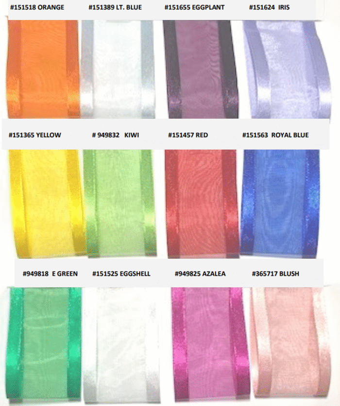 SHEER SATIN EDGE RIBBON SELECTION - Image 2