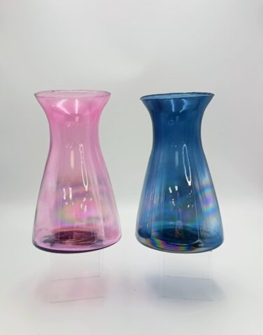 KL-410 ASSORTED (9" RAINBOW NAVY BLUE/PINK AFRICA VASE) CASE PK 12