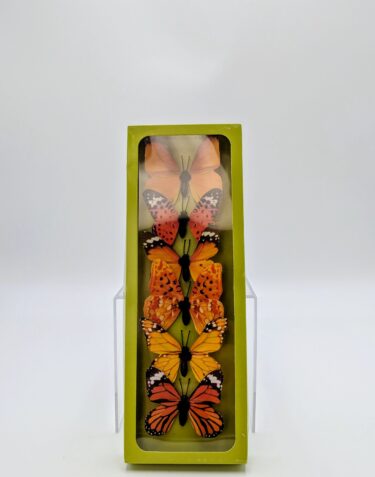 SA0027-M 3" ORANGE BUTTERFLY ASSORTMENT CASE PK 6